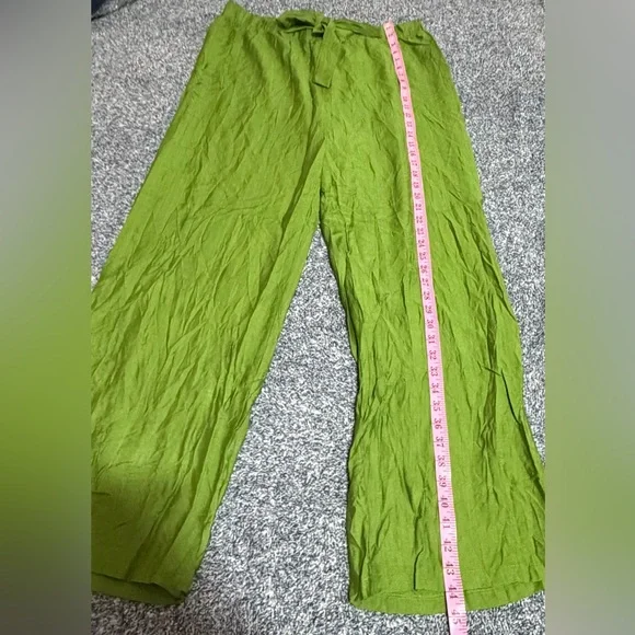 NEW Primark Olive Wide-Leg Pants for Women - Picture 7 of 11
